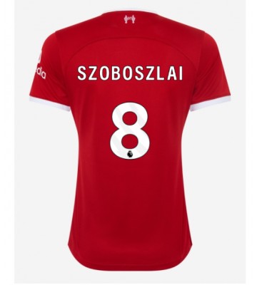 Liverpool Szoboszlai Dominik #8 Replica Home Stadium Shirt for Women 2023-24 Short Sleeve